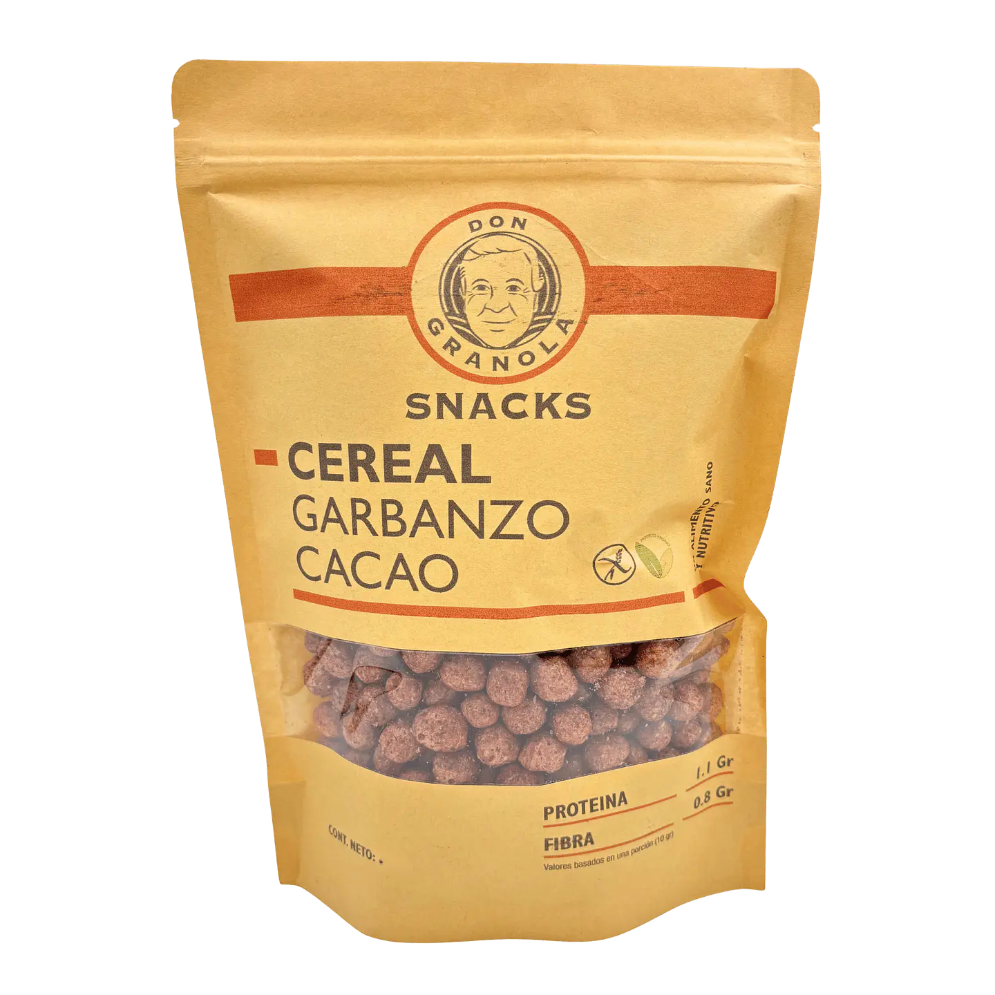 Cereal de Garbanzo cacao Don Granola 100 grs 1