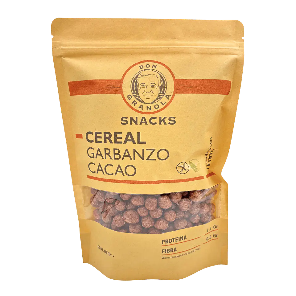 Cereal de Garbanzo cacao Don Granola 100 grs 1