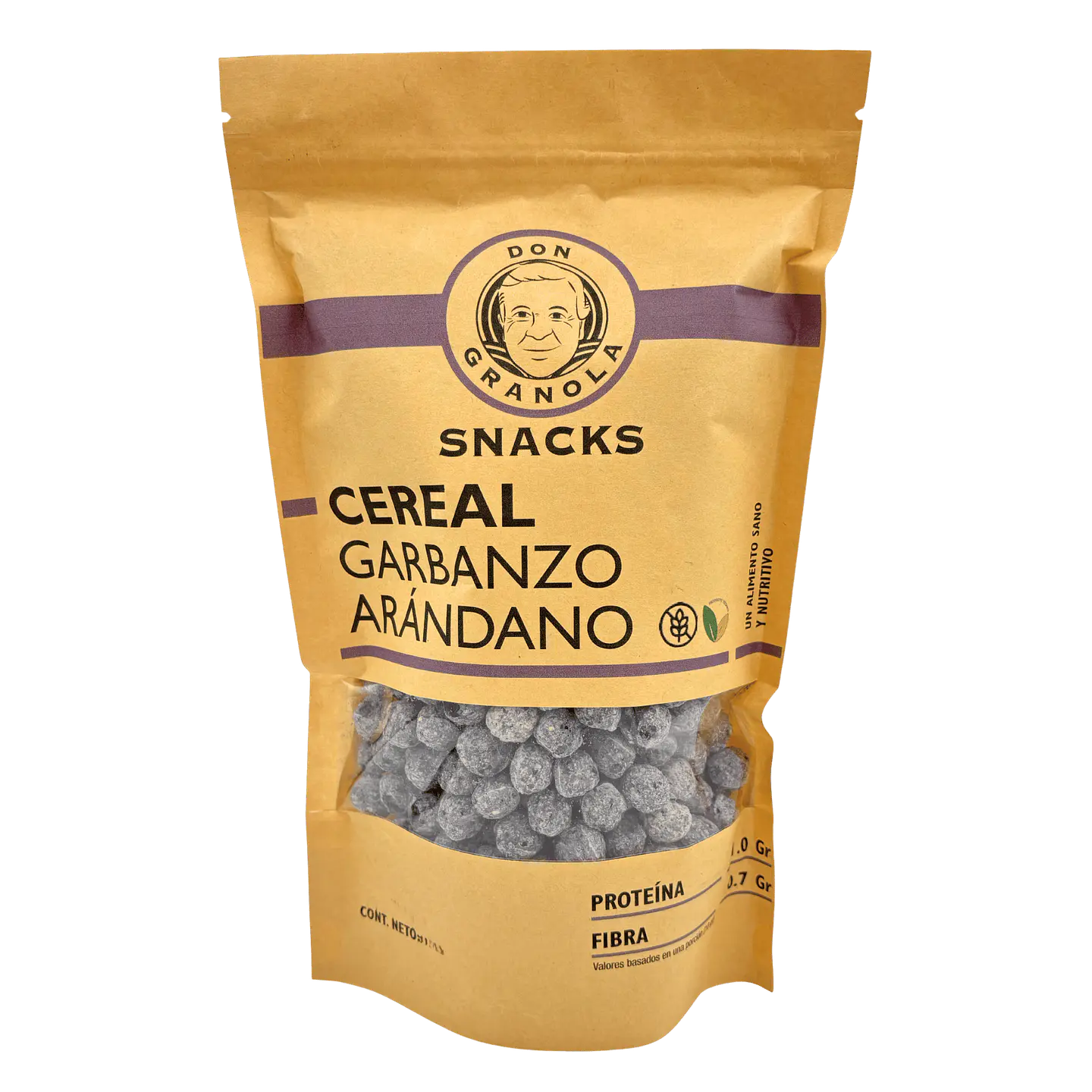 Cereal de Garbanzo Arándanos Don Granola 100 grs 1