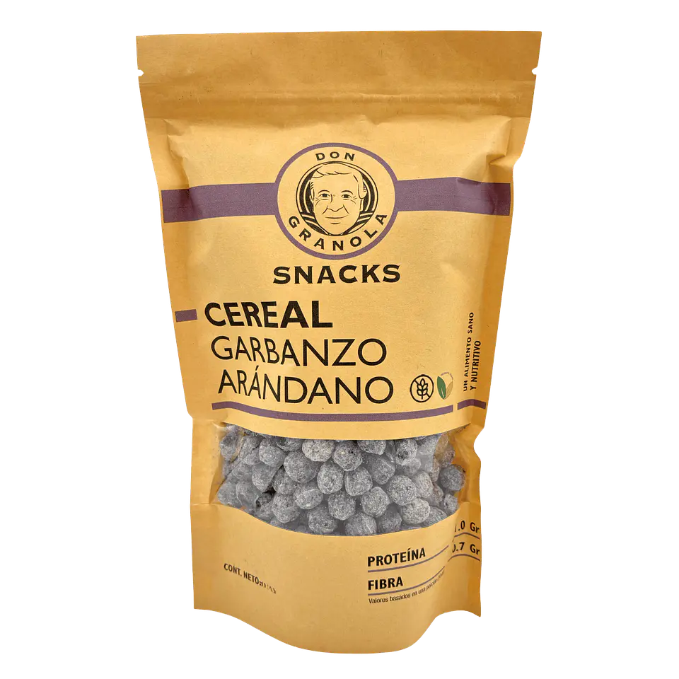 Cereal de Garbanzo Arándanos Don Granola 100 grs 1