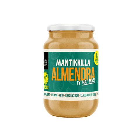 Mantequilla de almendras Tikki Foods 210 grs