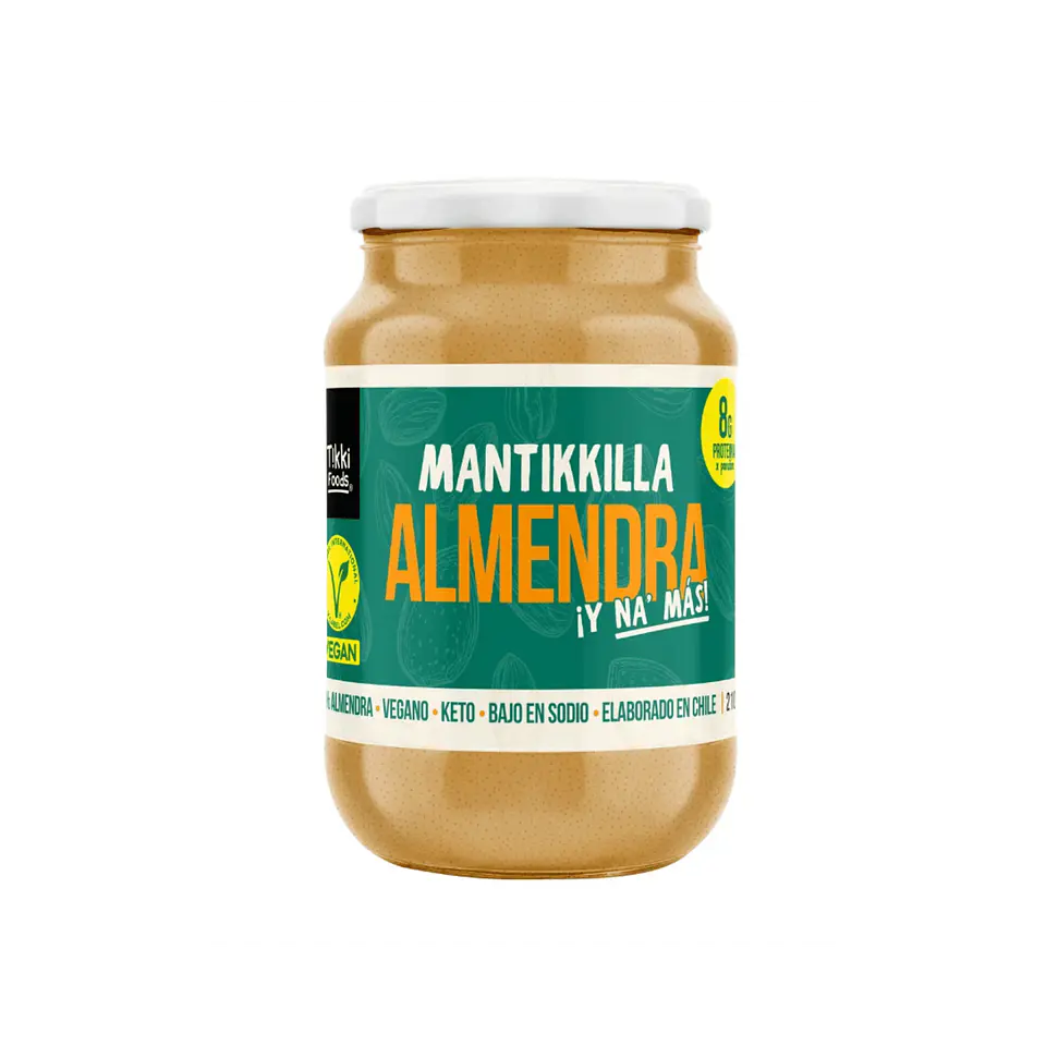 Mantequilla de almendras Tikki Foods 210 grs 1