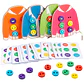 JUEGO MONTESSORI APRNDIZAJE HABILIDADES BÁSICAS DE LA VIDA (BOTONES CORDONES) - Miniatura 1