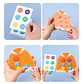 JUEGO MONTESSORI APRNDIZAJE HABILIDADES BÁSICAS DE LA VIDA (BOTONES CORDONES) - Miniatura 3