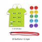 JUEGO MONTESSORI APRNDIZAJE HABILIDADES BÁSICAS DE LA VIDA (BOTONES CORDONES) - Miniatura 12