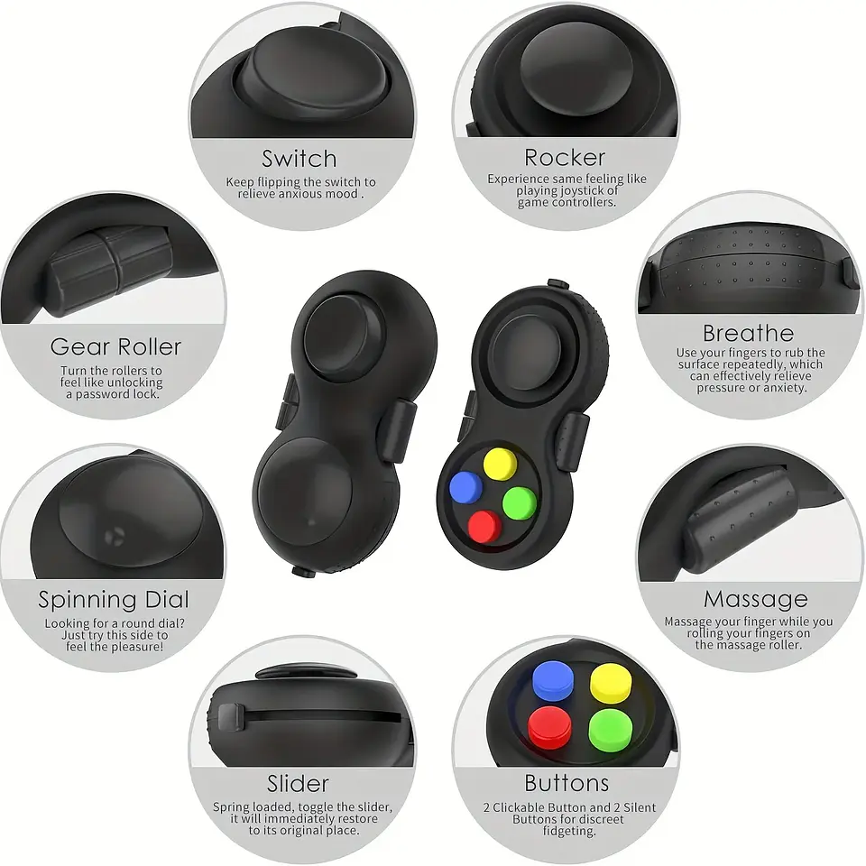 Fidget MINI ANSIEDAD COMPRESIÓN JUGUETE ADULTO Y NIÑOS NEURODIVERGENTE 4
