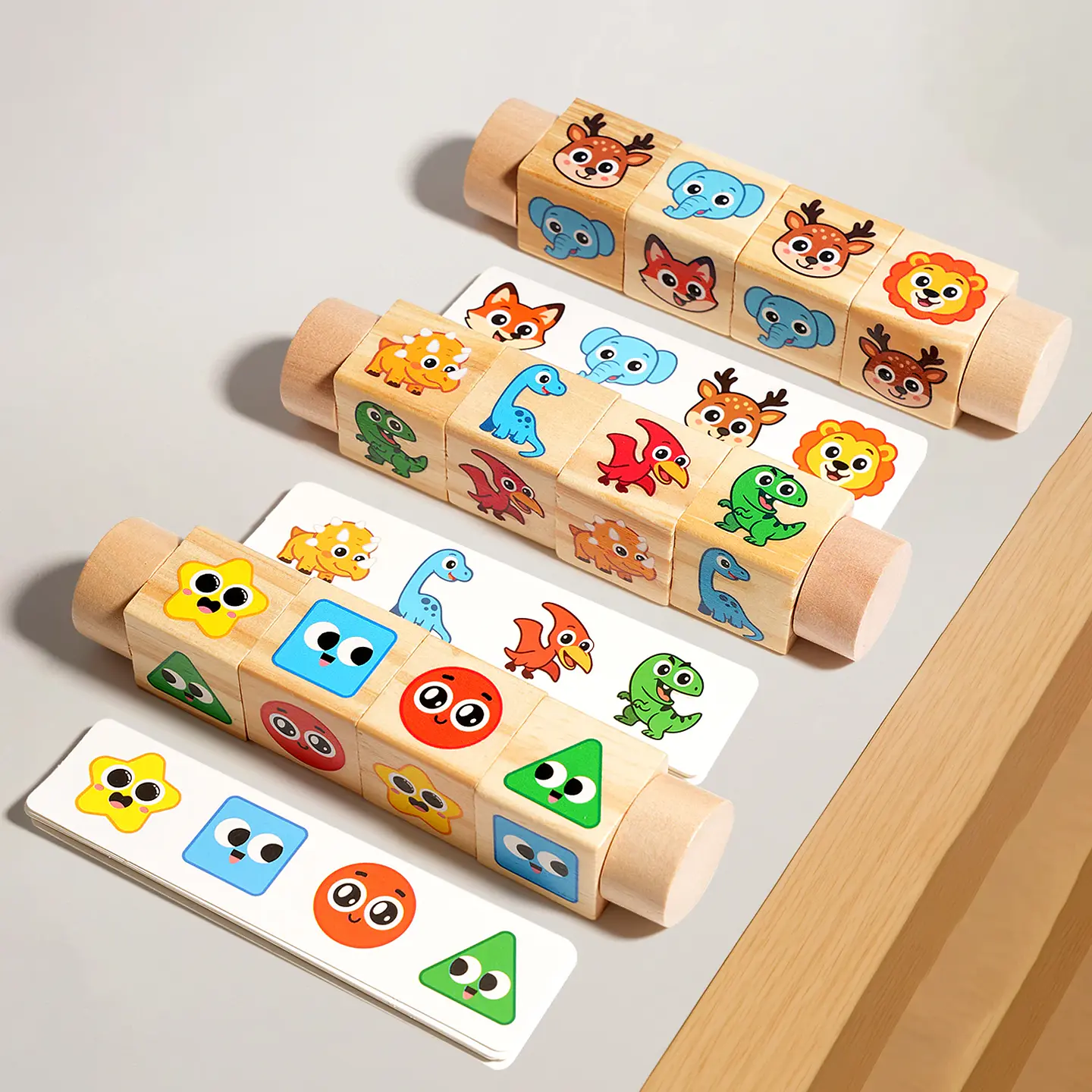 PUZZLE MADERA VERTICAL MONTESSORI NIÑOS  2