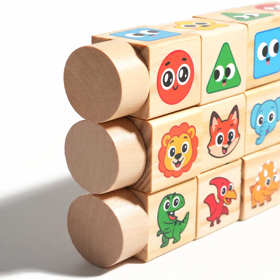 PUZZLE MADERA VERTICAL MONTESSORI NIÑOS  4