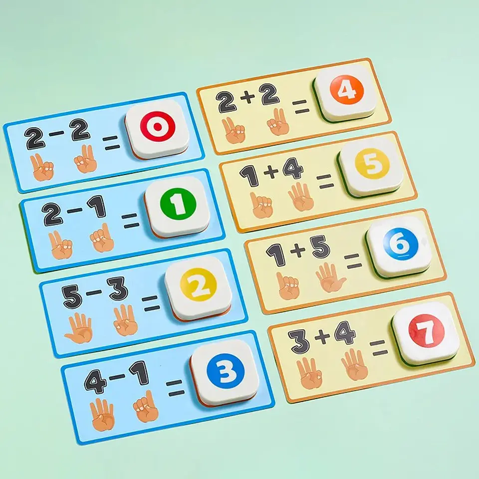 APRENDIZAJE SUMA Y RESTAS MONTESSORI NIÑOS 5