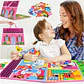MALETIN APRENDIZAJE VESTIR VELCRO MONTESSORI HABILIDADES DIARIAS NIÑAS - Miniatura 1