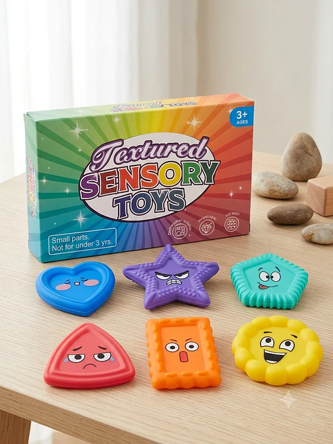 Piedras sensoriales y de emociones autismo tamaño grande