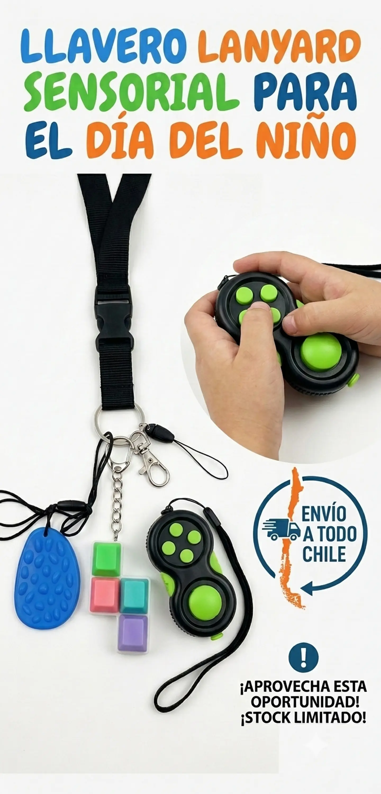 lanyard llavero sensorial  1
