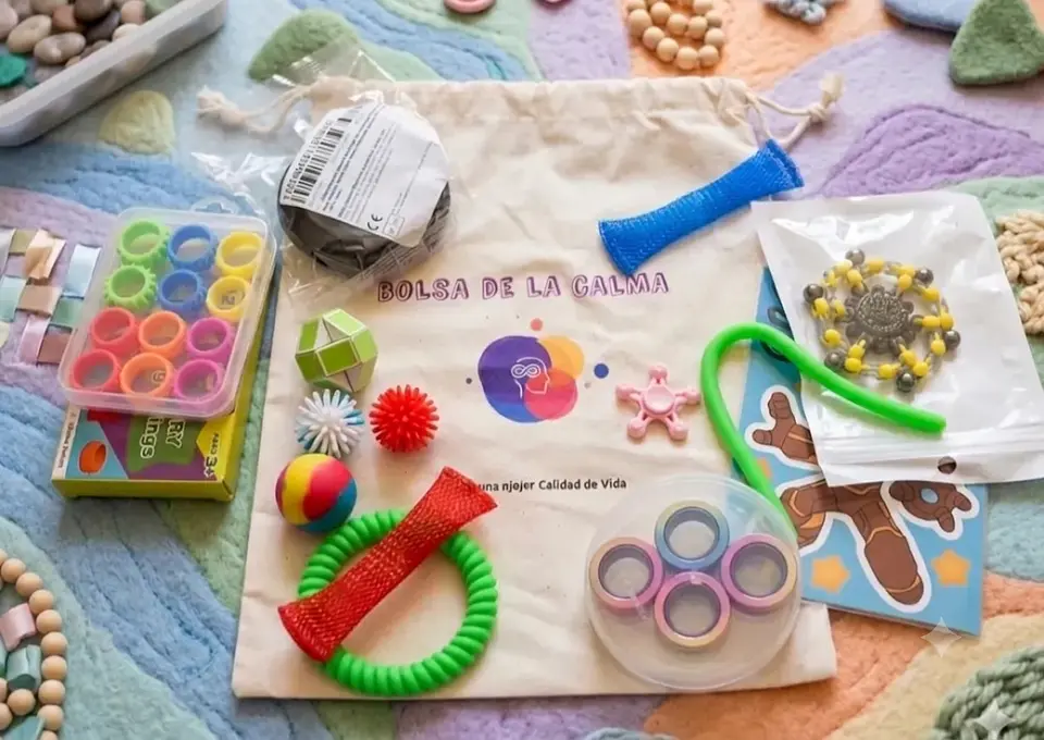Kit sensorial bolsa de la calma autismo / neurodivergencia 1