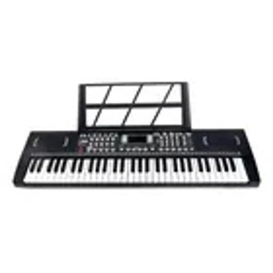 Teclado Órgano Musical Bd-613 100 Ritmos Bd Music Negro 1