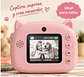  Camara Infantil Digital Impresora Termica Foto Video Diseño Gatito Rosa Instantanea Recargable Juguete Nene Nena Musica Juegos Portatil Regalo Rollo Papel Selfie Educativo Divertido Niños Creativa - Miniatura 3