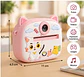  Camara Infantil Digital Impresora Termica Foto Video Diseño Gatito Rosa Instantanea Recargable Juguete Nene Nena Musica Juegos Portatil Regalo Rollo Papel Selfie Educativo Divertido Niños Creativa - Miniatura 4