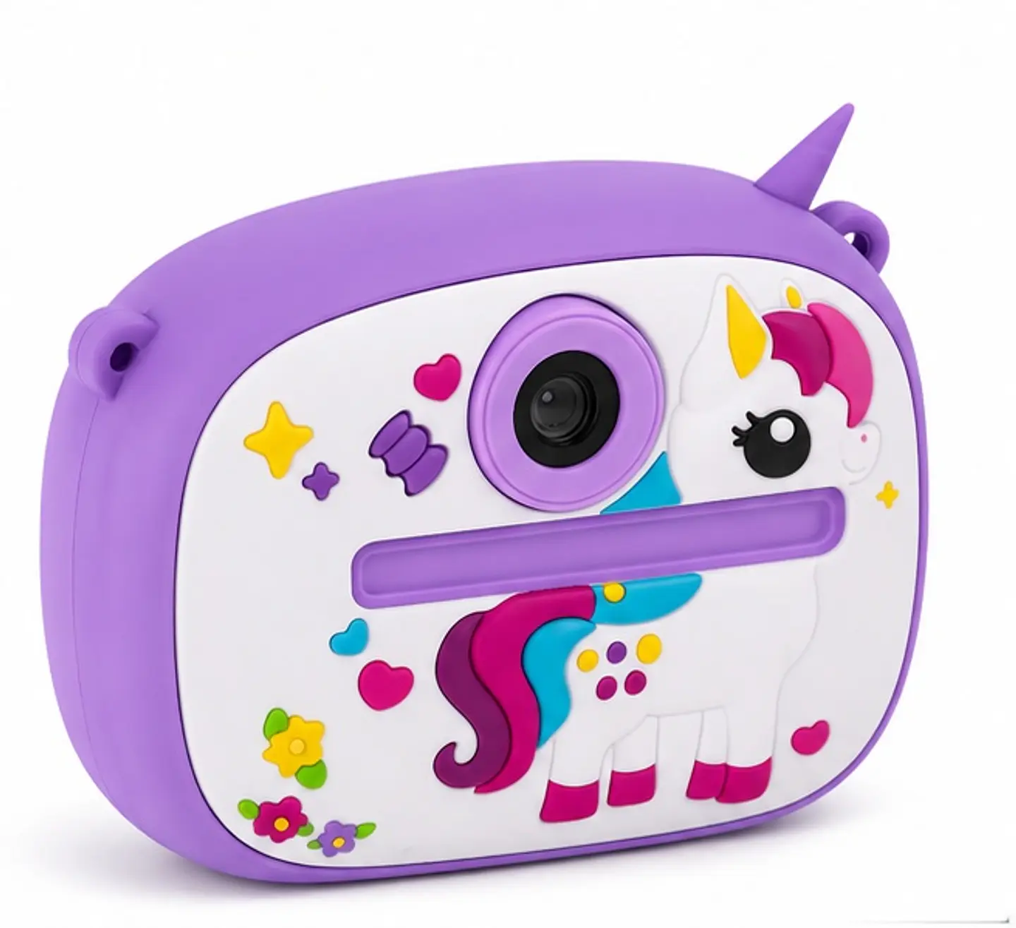 Camara Instantánea Niño Infantil Termica Foto Video Digital Color Unicornio 1