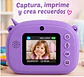 Camara Instantánea Niño Infantil Termica Foto Video Digital Color Unicornio - Miniatura 3