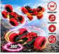 Auto Stunt Car Luces Control Remoto Acrobatico 360 Doble Color ROJO - 270011 - Miniatura 4