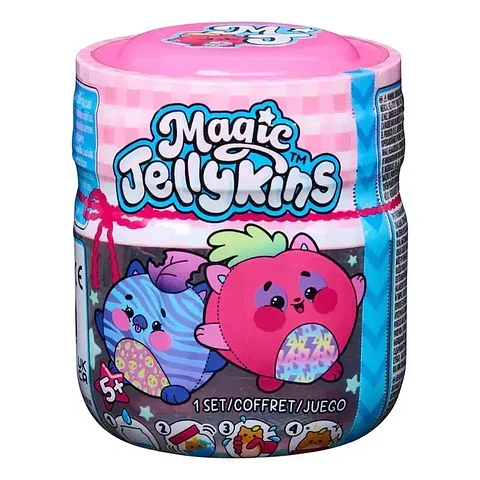 Peluche Sorpresa Magic Jellykins con Transformación Mágica y Aroma, 7.6 cm