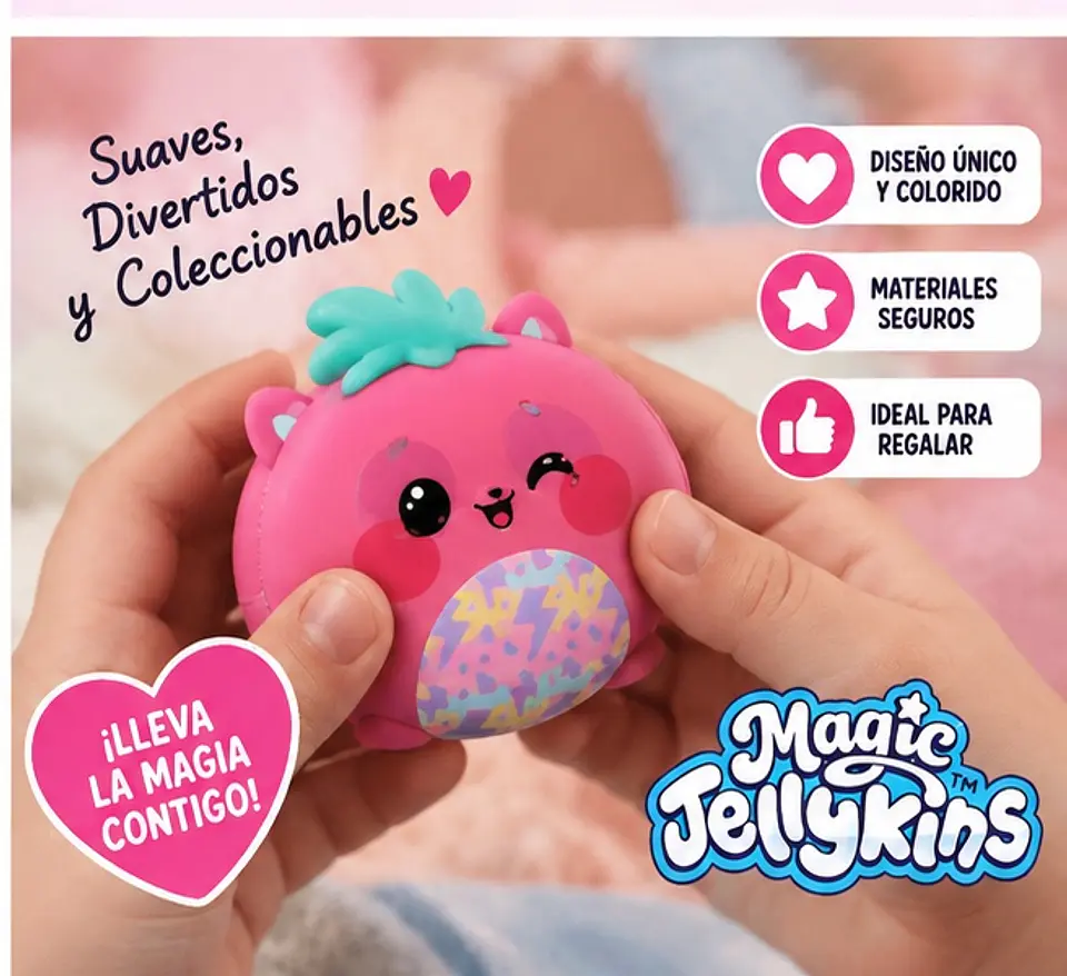 Peluche Sorpresa Magic Jellykins con Transformación Mágica y Aroma, 7.6 cm 3