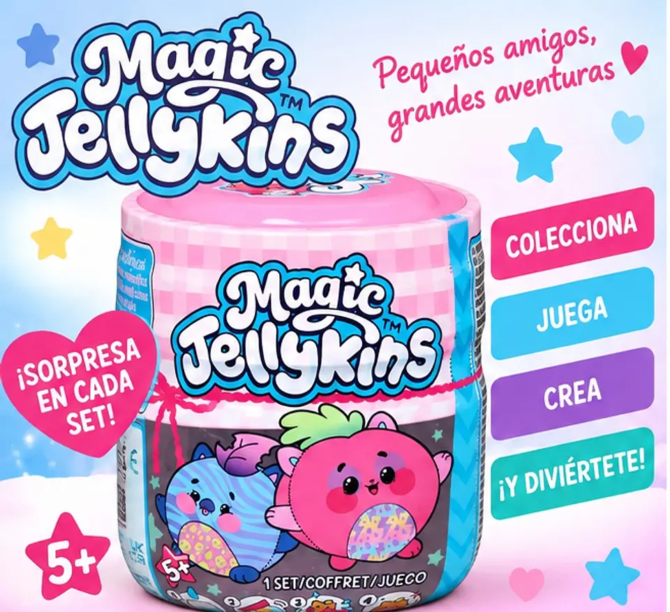 Peluche Sorpresa Magic Jellykins con Transformación Mágica y Aroma, 7.6 cm 4
