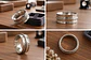 Anillo Giratorio Antiestrés De Plata Martillado Talla 16 - Miniatura 2