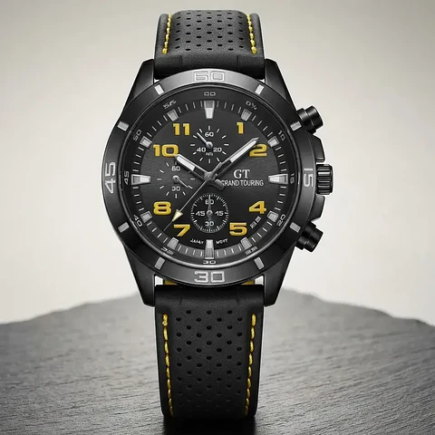 Reloj Gt Sport Negro Correa Silicona Hombre