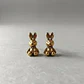 Aros Conejo Color Bronce - Miniatura 2