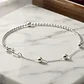 Pulsera De Plata 925 Con Bolitas Y Cadena Mixta Elegante - Miniatura 1