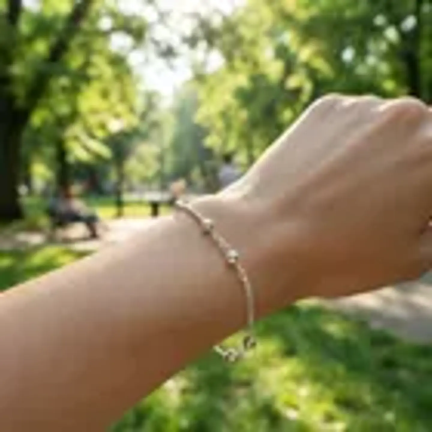 Pulsera De Plata 925 Con Bolitas Y Cadena Mixta Elegante 2