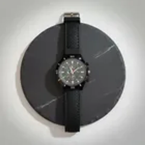 Reloj Gt Grand Touring Deportivo Hombre Correa Silicona Negra