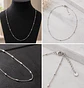 Collar Cadena De Plata Con Barrilitos Para Mujer - Miniatura 3