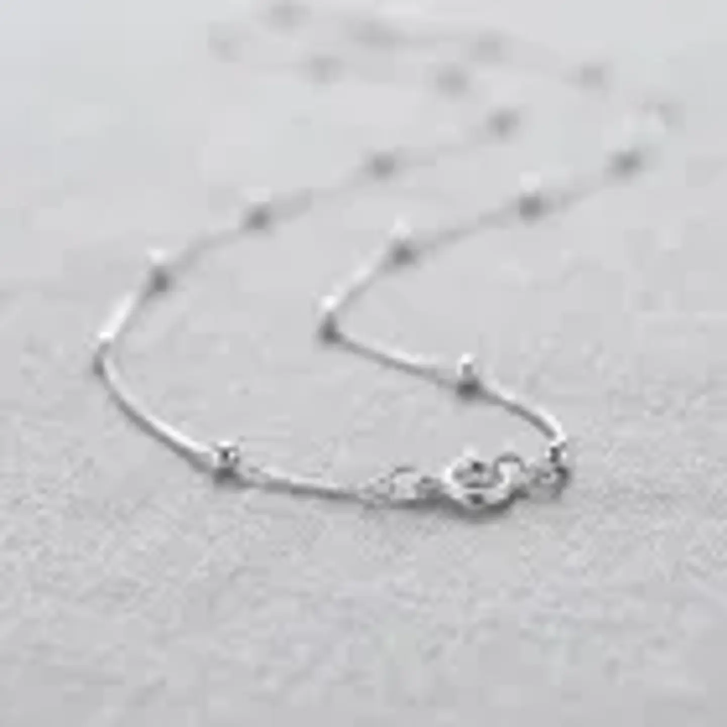 Collar Cadena De Plata 925 Con Bolitas Gargantilla De Mujer 2