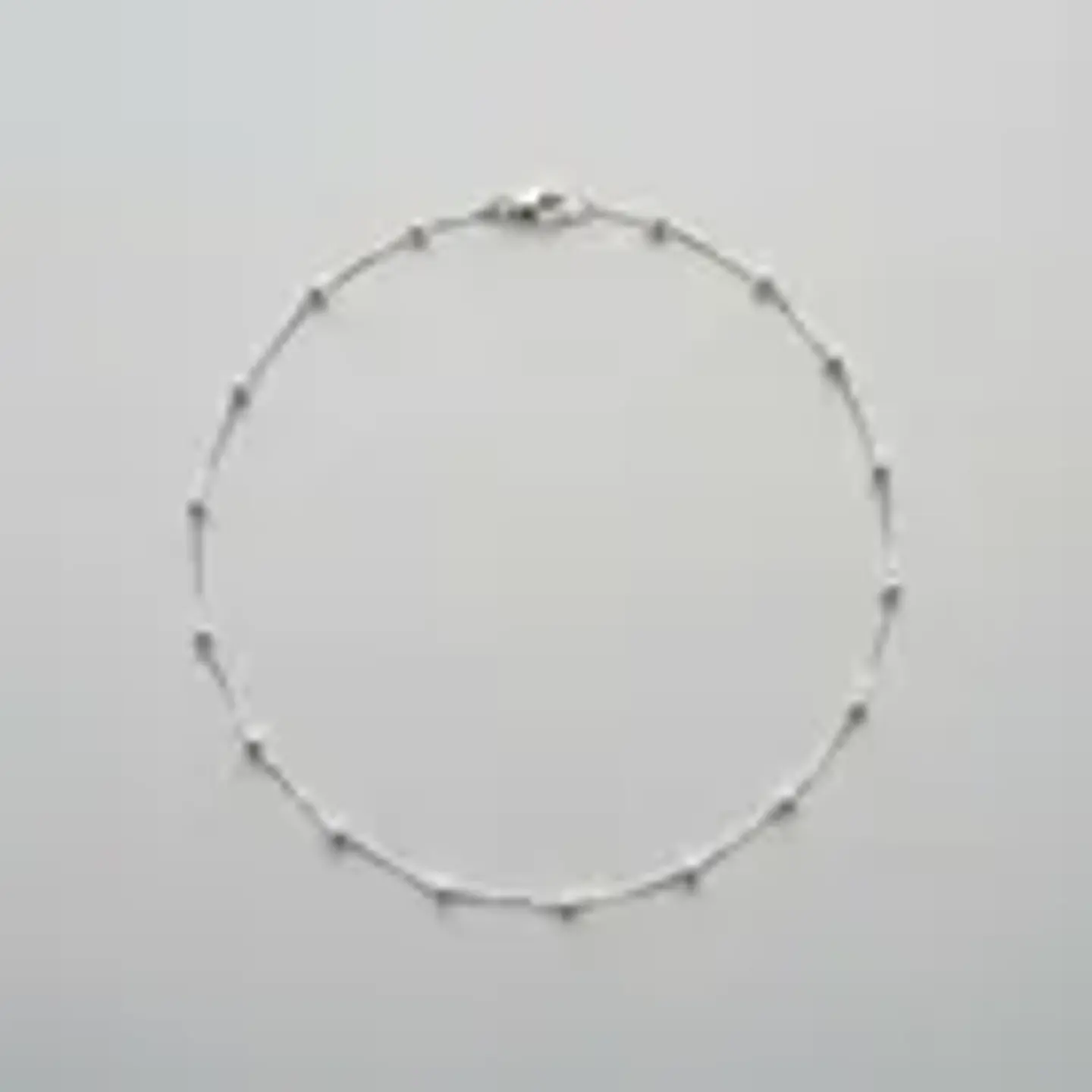 Collar Cadena De Plata 925 Con Bolitas Gargantilla De Mujer 3