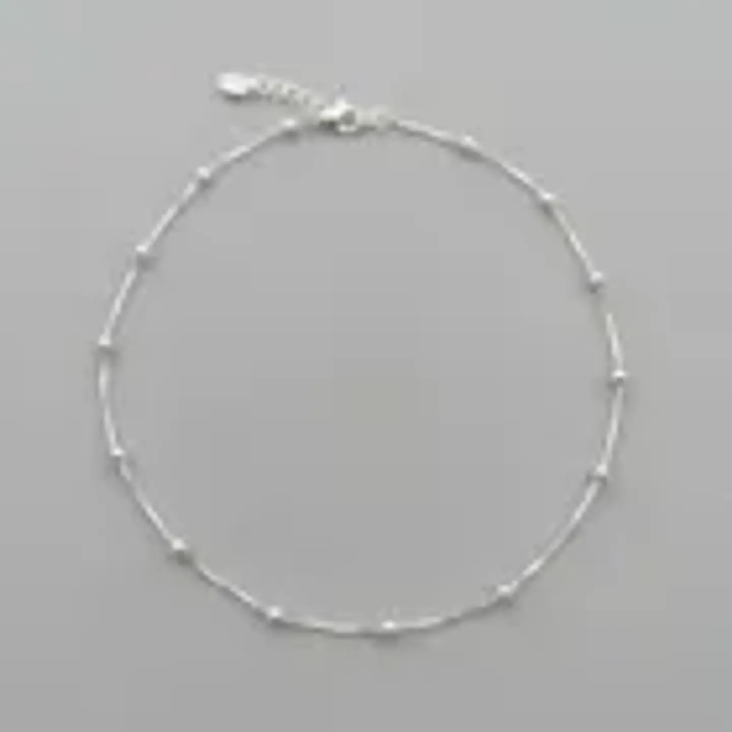 Collar Cadena De Plata 925 Con Bolitas Gargantilla De Mujer 4