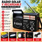 Radio Retro Solar Bluetooth AM/FM/SW con Linterna (Negra) - Miniatura 3