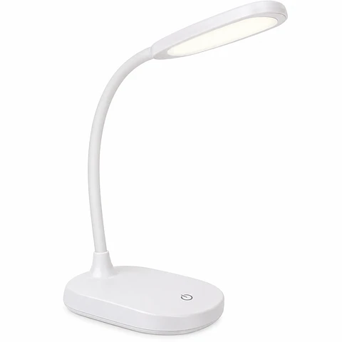 Lámpara LED de Escritorio con Cuello Flexible y Control Táctil