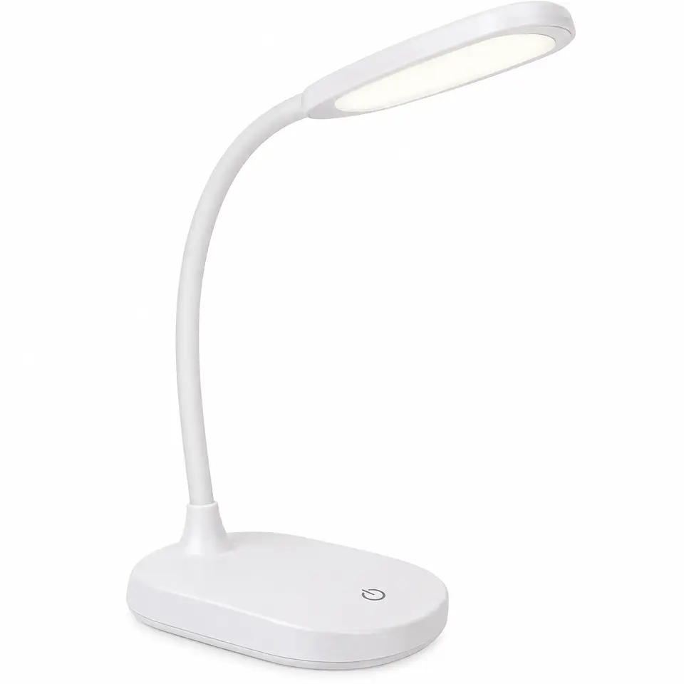 Lámpara LED de Escritorio con Cuello Flexible y Control Táctil 1