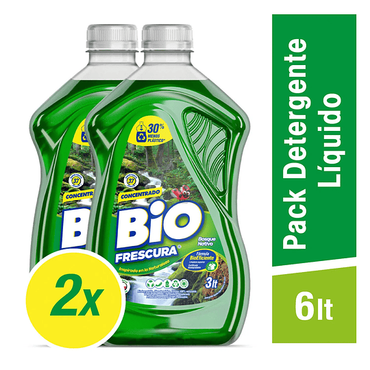 Detergente Bio Frescura Campo 2x3 Lts.