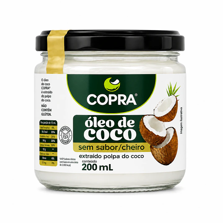 Aceite de Coco 200 ml sin Olor y sin Sabor 1
