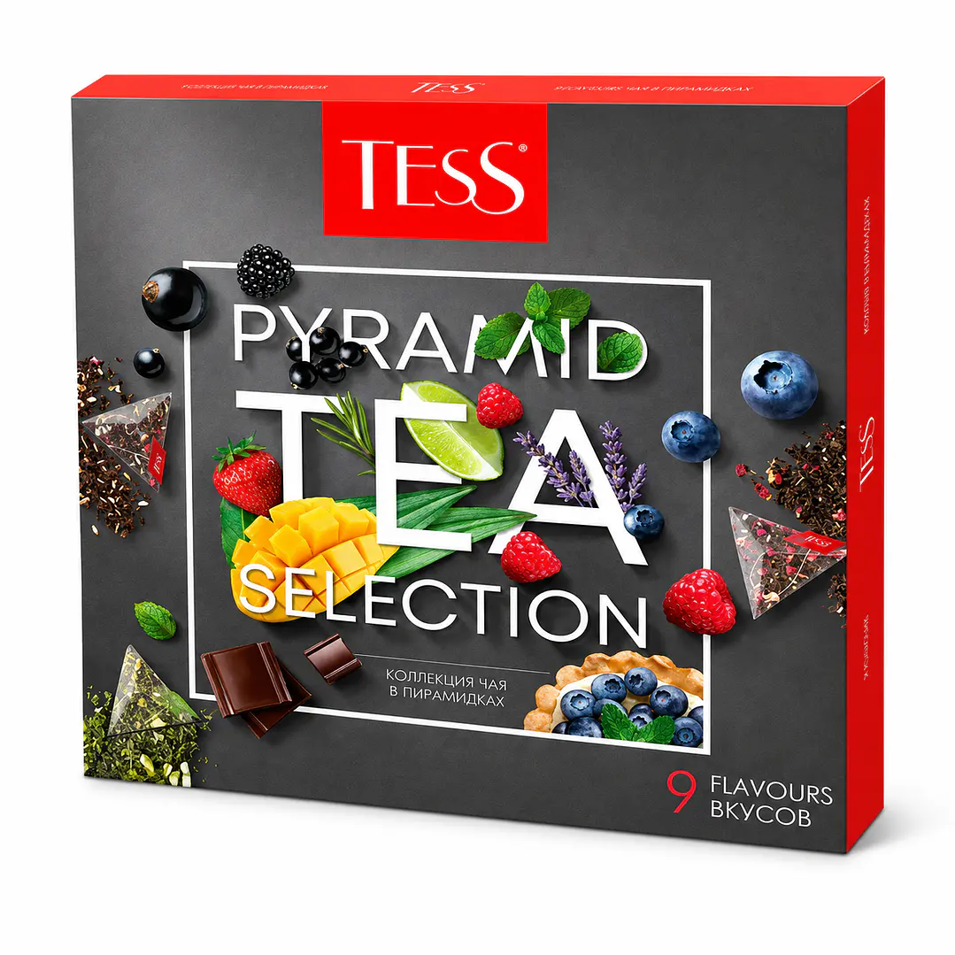 Caja Tess Coleccion. Té En Piramides 9 Sabores 45unidades  1