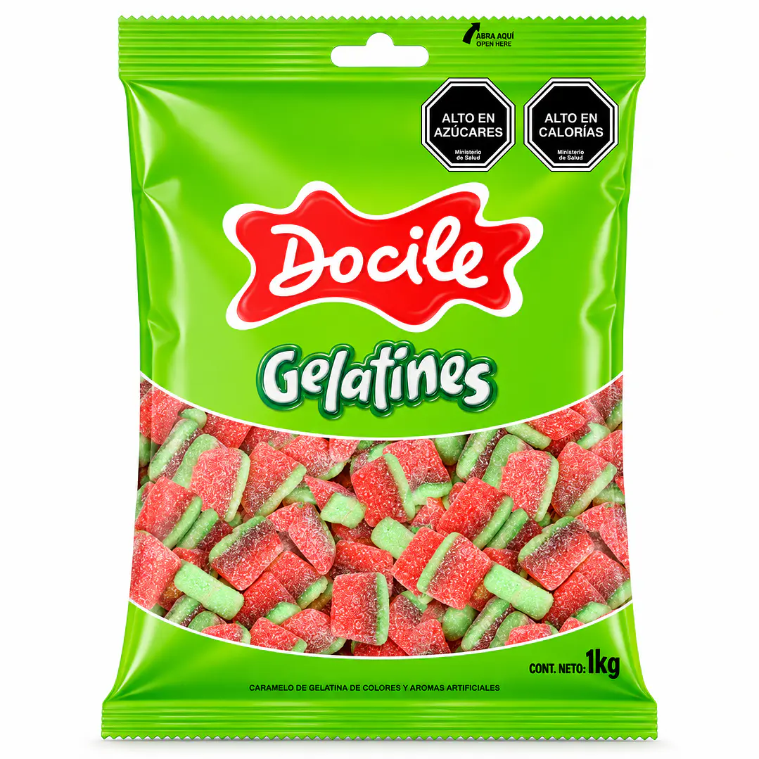 Gomitas de Sandia Acida Docile 1 KG. 2