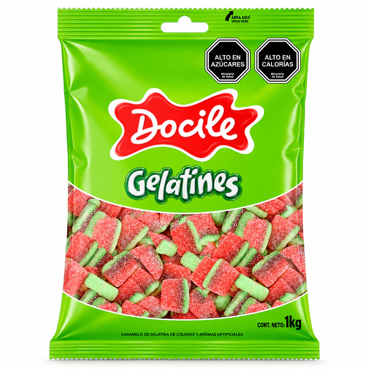 Gomitas de Sandia Acida Docile 1 KG. 2