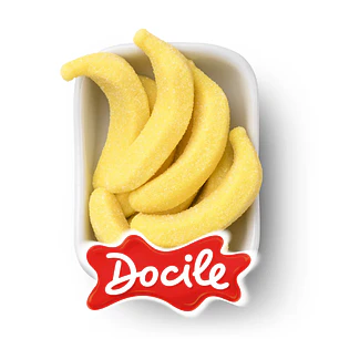 Gomitas de Platano Docile 12 KG.