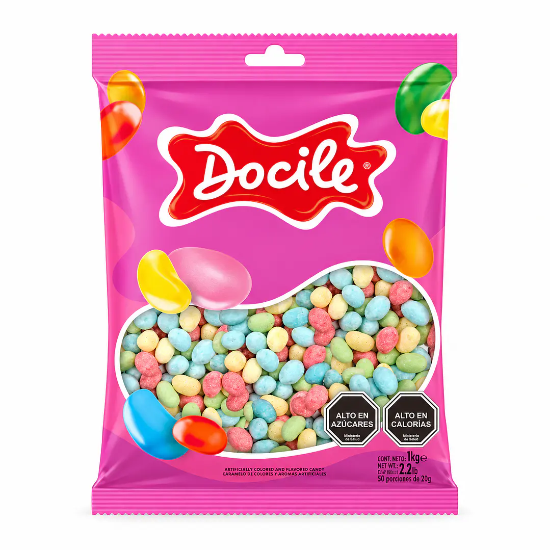 Jelly Beans Acidos Docile 1 KG. 1