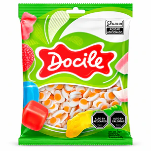 Gomitas de Huevo Frito Docile 1 KG.
