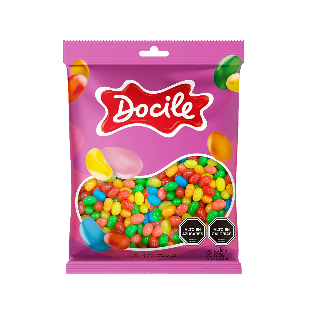 Jelly Beans Tradicionales Docile 1 KG. 1