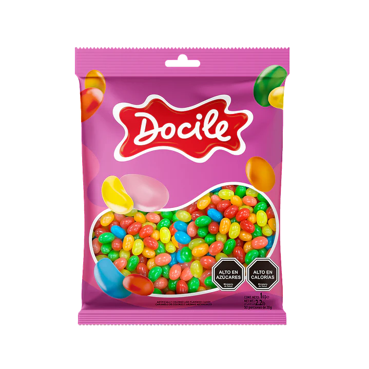 Jelly Beans Tradicionales Docile 1 KG. 1