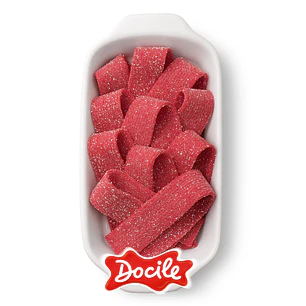 Cintas de Frutilla Acida Docile 1.350 gr (1.35kg)